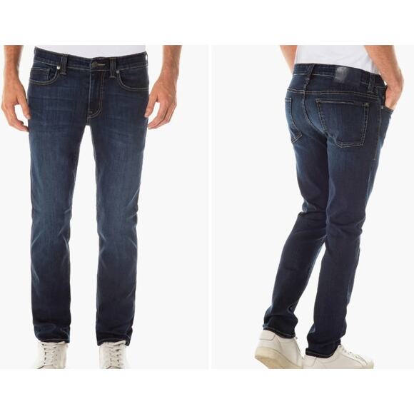 Fidelity Denim Jimmy Slim Straight Leg Jeans 34x31 Empirical Blue NWT USA Made - Picture 2 of 8